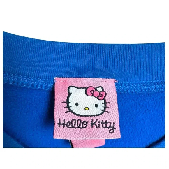 Sanrio Hello Kitty Teen Women's‎ Sweatshirt Blue Medium Warm;Thinner for Comfort - Picture 11 of 11